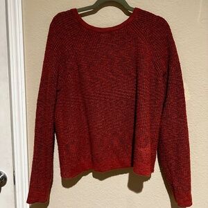 Aerie Twist Back Cropped Sweater